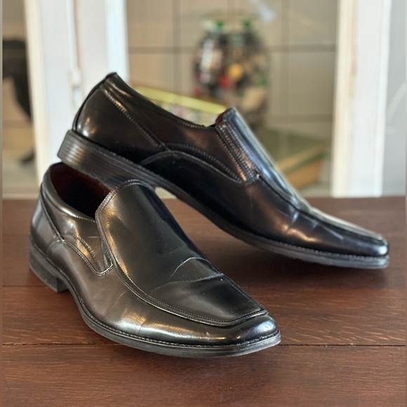 Freeman “Henson” Classic Slip-On Black Loafers Men’s Sz~13 EUC/Dress Shoes - Picture 1 of 8